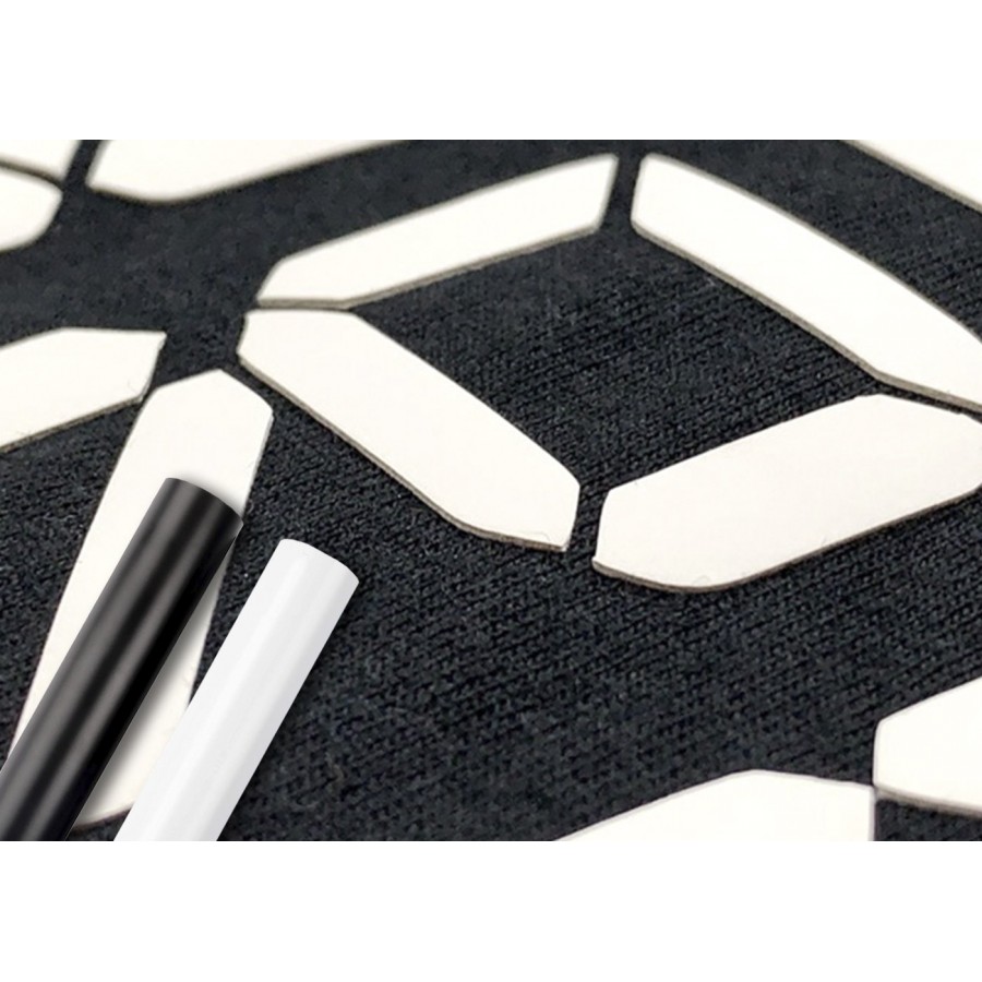Metro de vinil textil Relieve 3D grueso para dar volumen a sus