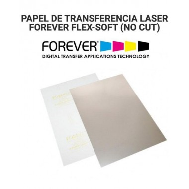 Hoja Papel de transferencia Forever Flex-Soft (no cut) tamaño Carta y A3