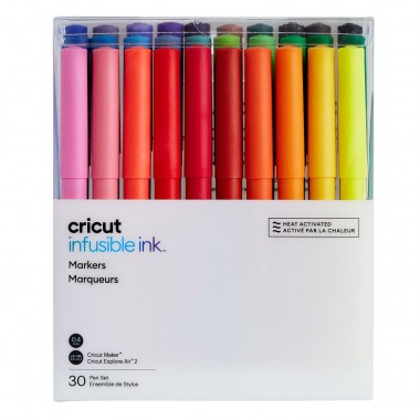 Set de bolígrafos marcadores de punto medio 1.0 de tinta infusible Cricut