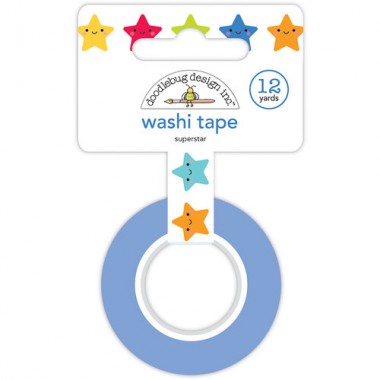 Cinta Decorativa Washi Tape Super Star Doodlebug | 6349