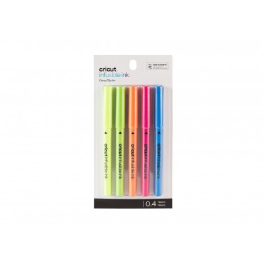 Set de 5 Bolígrafos colores neón punta fina 0.4 Infusible Ink Cricut