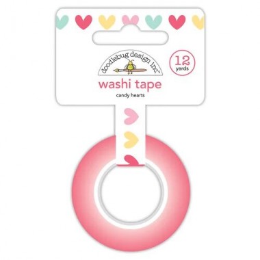 Cinta Decorativa Washi Tape Candy Hearts Doodlebug | 7087
