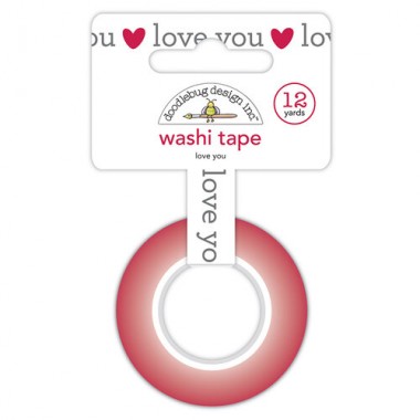 Cinta Decorativa Washi Tape I Love You Doodlebug | 6571