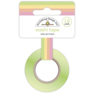 Cinta Decorativa Washi Tape Baby Girl Doodlebug | 6746