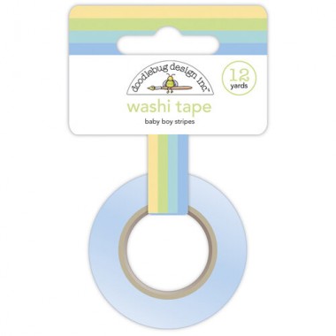 Cinta Decorativa Washi Tape Baby Boy Doodlebug | 6749