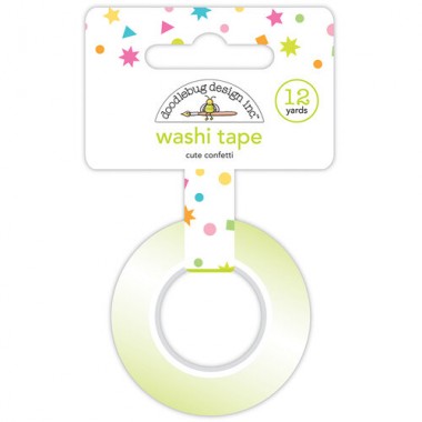 Cinta Decorativa Washi Tape Cute Confetti Doodlebug | 6616
