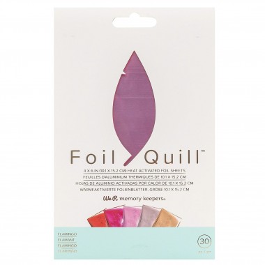 Paquete de Foil Color Flamingo Foil Quill para Acabados Metálicos