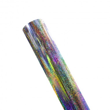 Vinil Textil Colortex® Holográfico Plata 50x50 cm