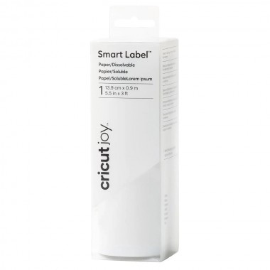Papel etiqueta Smart Label blanco disolvible para Cricut Joy 5.5x36" | 2010061
