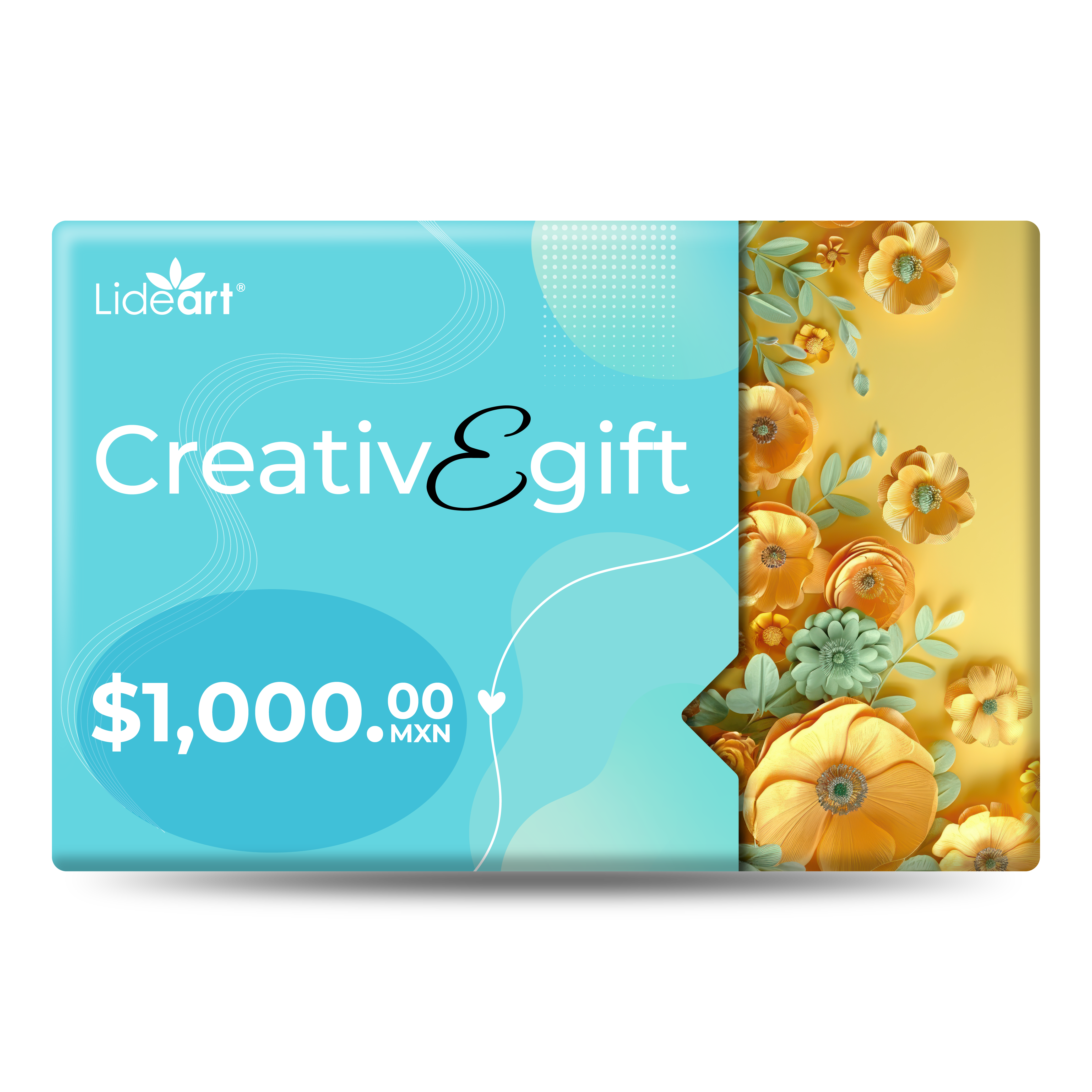 Tarjeta de Regalo Lideart CREATIV-E-GIFT