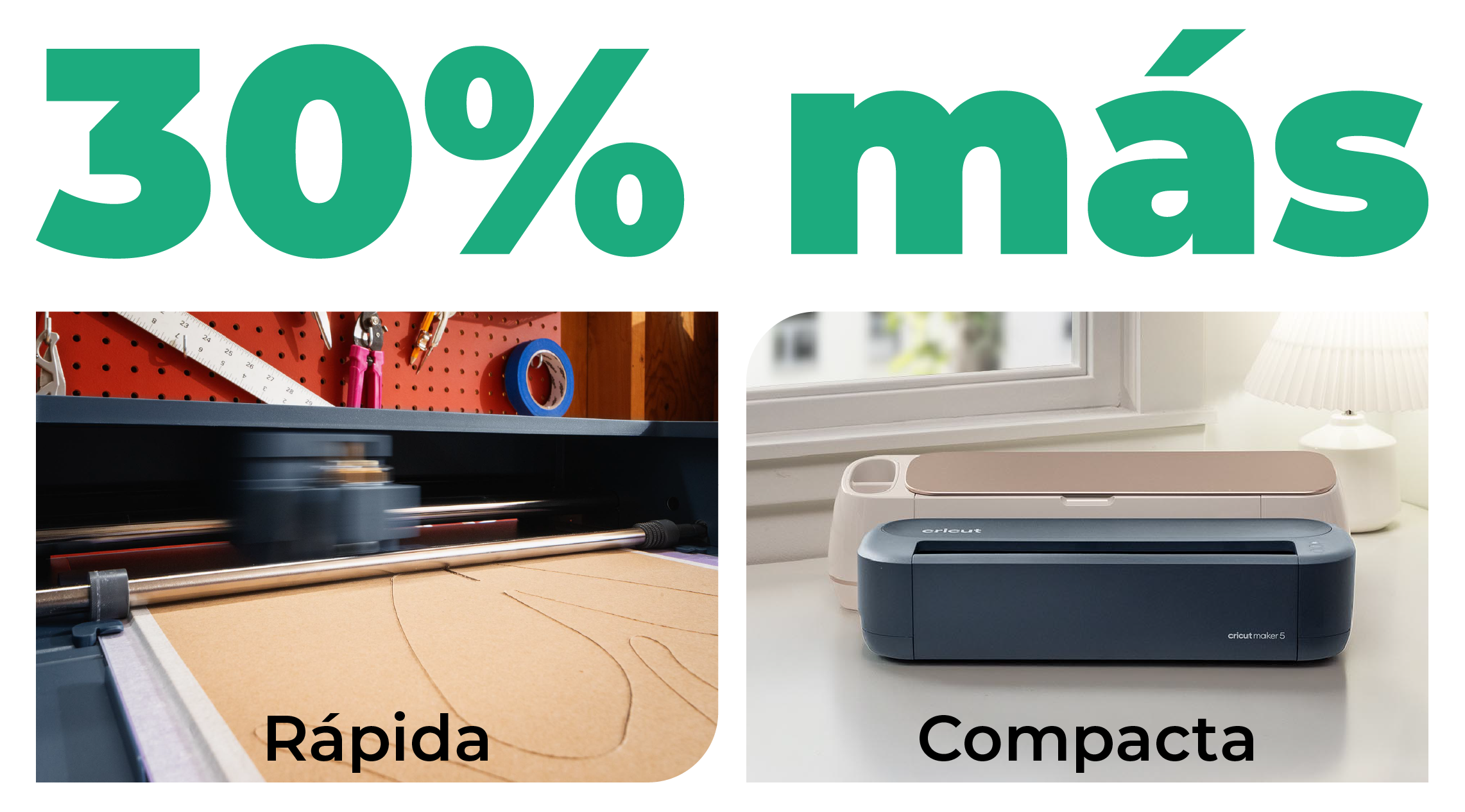 Cricut Maker 5 es 30% más rápida y compacta que la Maker 4